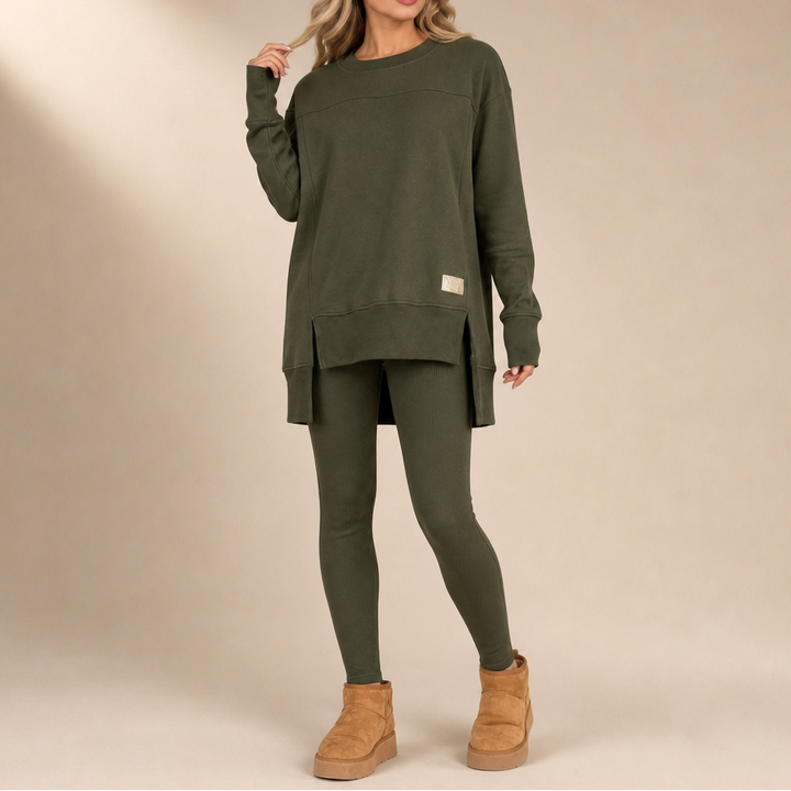 Alina | Women's Two-Piece Set with Tunic and Leggings