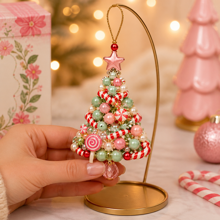 Samantha | Holiday Ornament Set with Tree and Snowflake