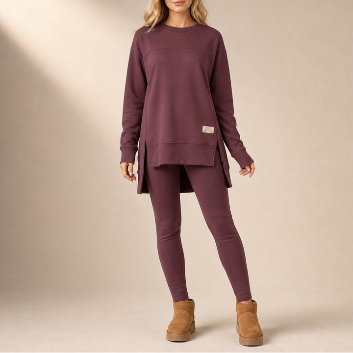 Alina | Women's Two-Piece Set with Tunic and Leggings