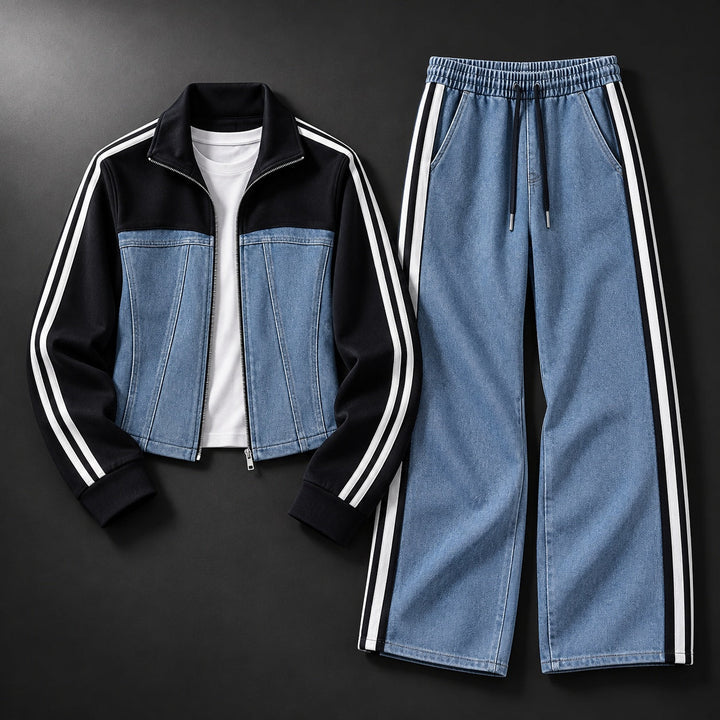 Rose | Women's Set with Zip Jacket and Drawstring