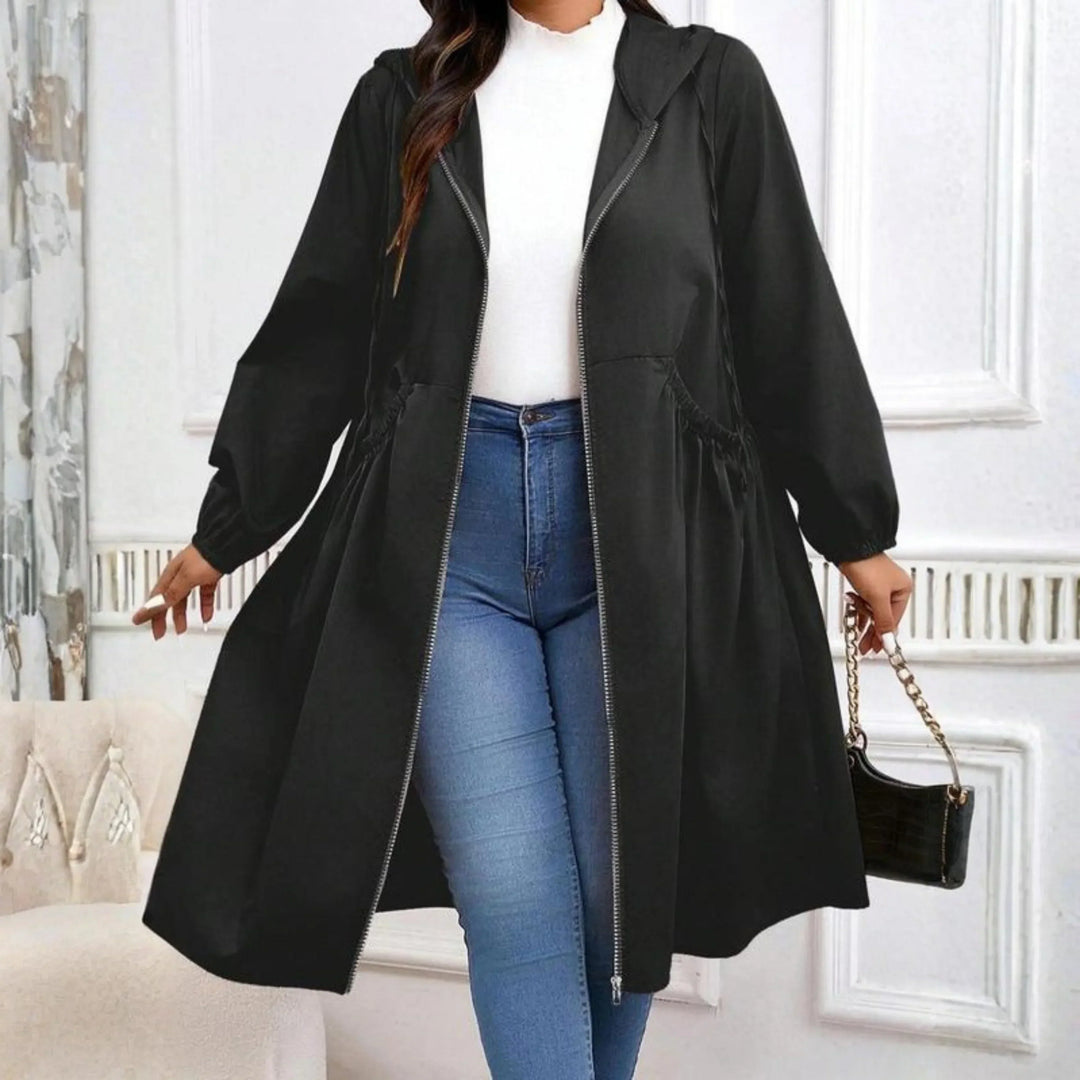 Vilde | Modern Jacket with Hood and Zipper