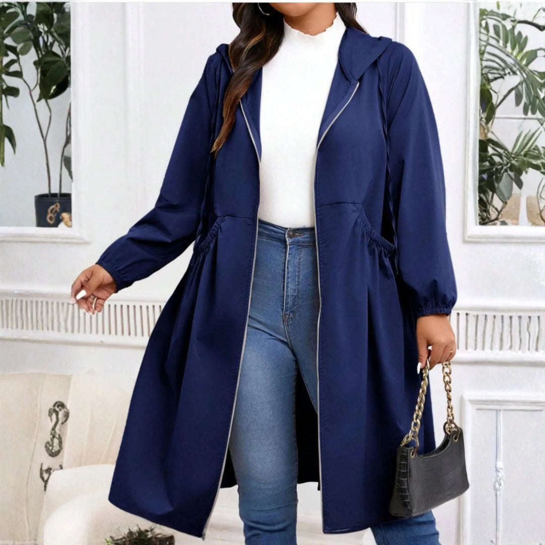 Vilde | Modern Jacket with Hood and Zipper