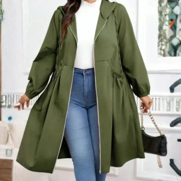 Vilde | Modern Jacket with Hood and Zipper