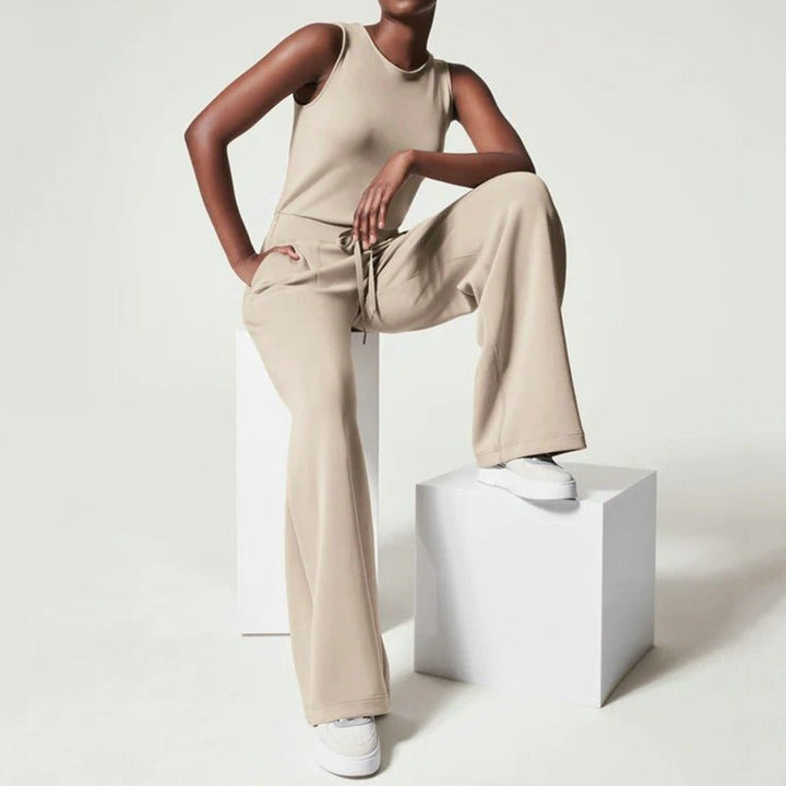 Clara | Jumpsuit with Adjustable Straps and Wide Legs