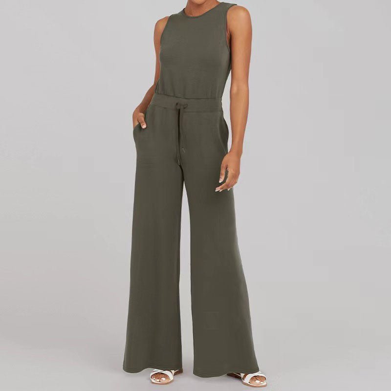 Clara | Jumpsuit with Adjustable Straps and Wide Legs