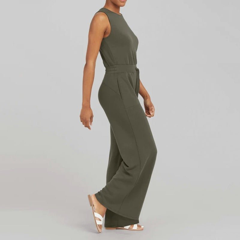 Clara | Jumpsuit with Adjustable Straps and Wide Legs