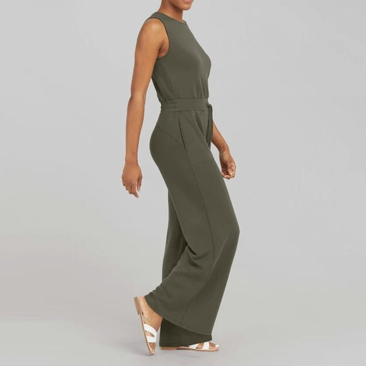 Clara | Jumpsuit with Adjustable Straps and Wide Legs