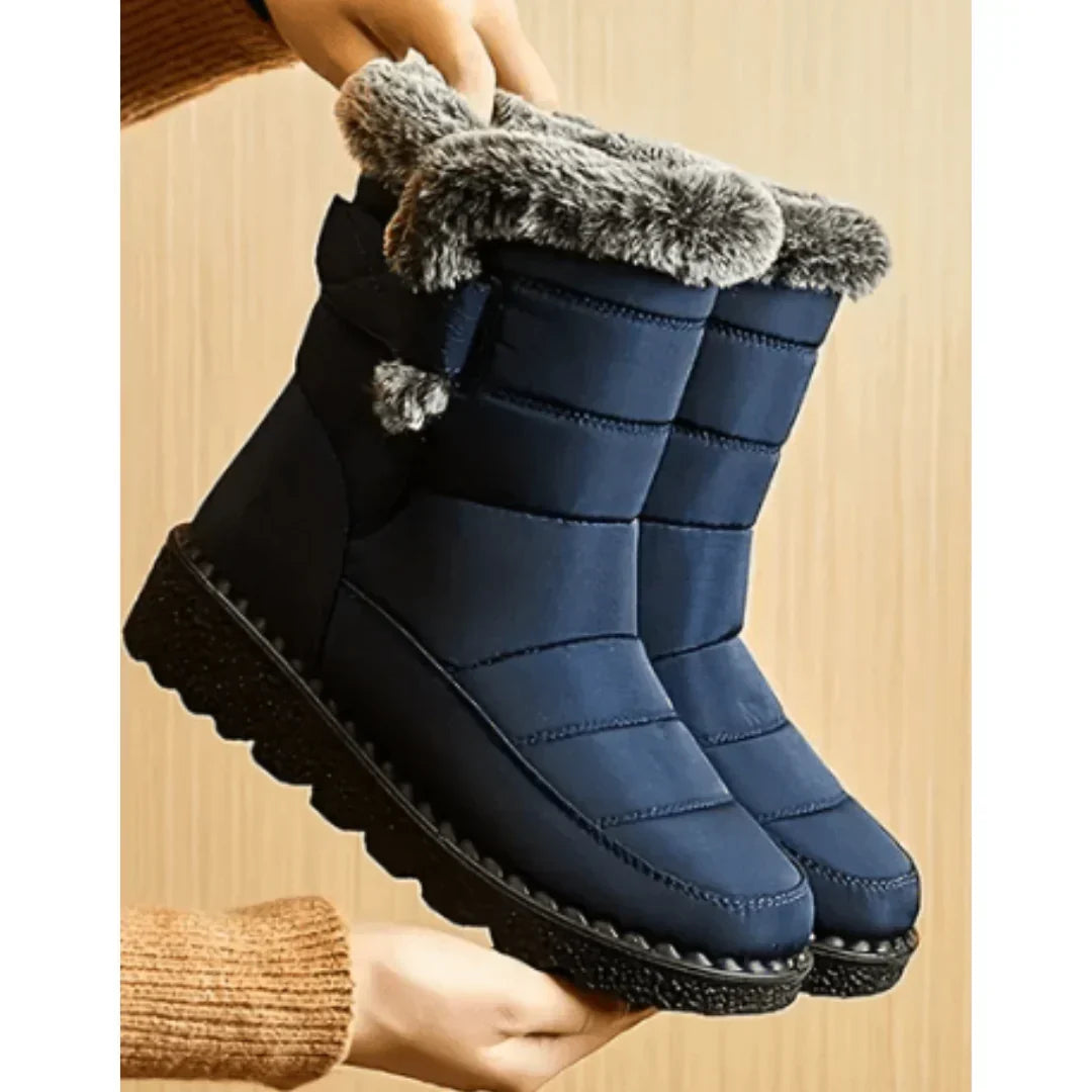 Women’s Winter Snow Boots with Faux Fur Lining