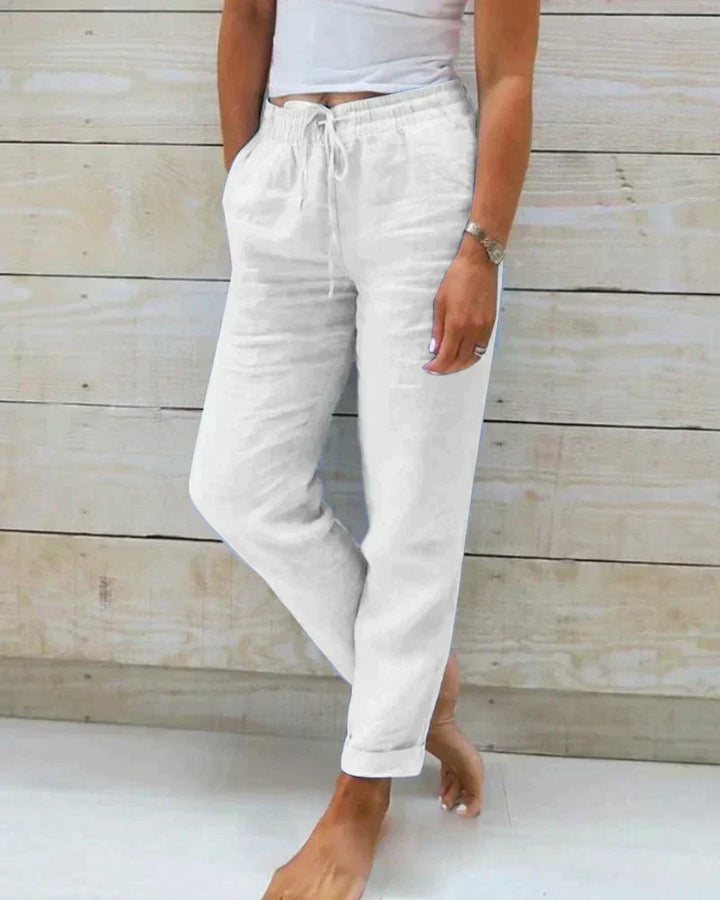 | Women's Relaxed Linen Blend Pants