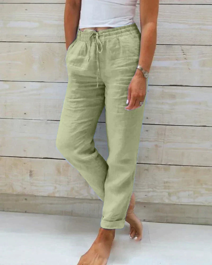 | Women's Relaxed Linen Blend Pants