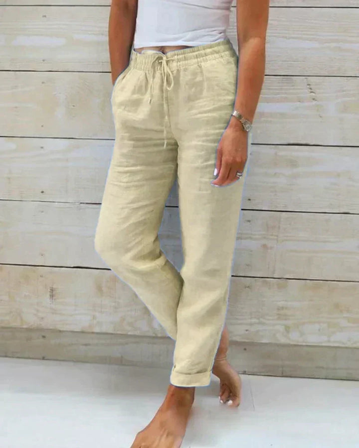 | Women's Relaxed Linen Blend Pants