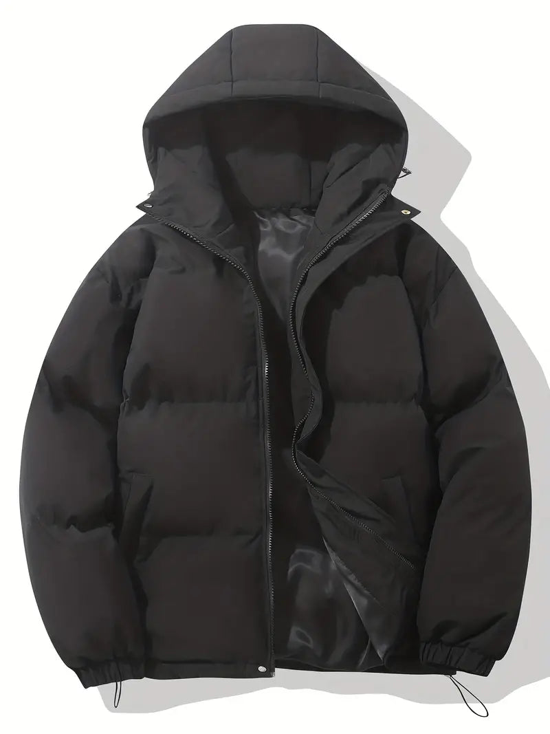 | Quilted Hooded Parka for Cool Weather