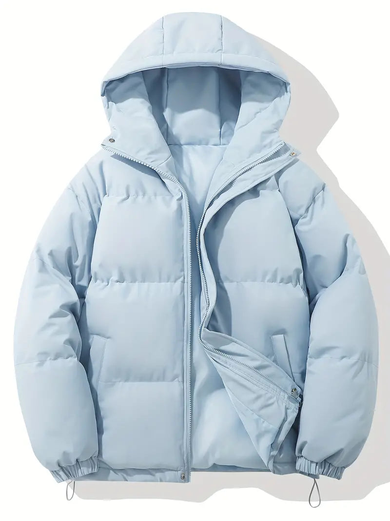 | Quilted Hooded Parka for Cool Weather