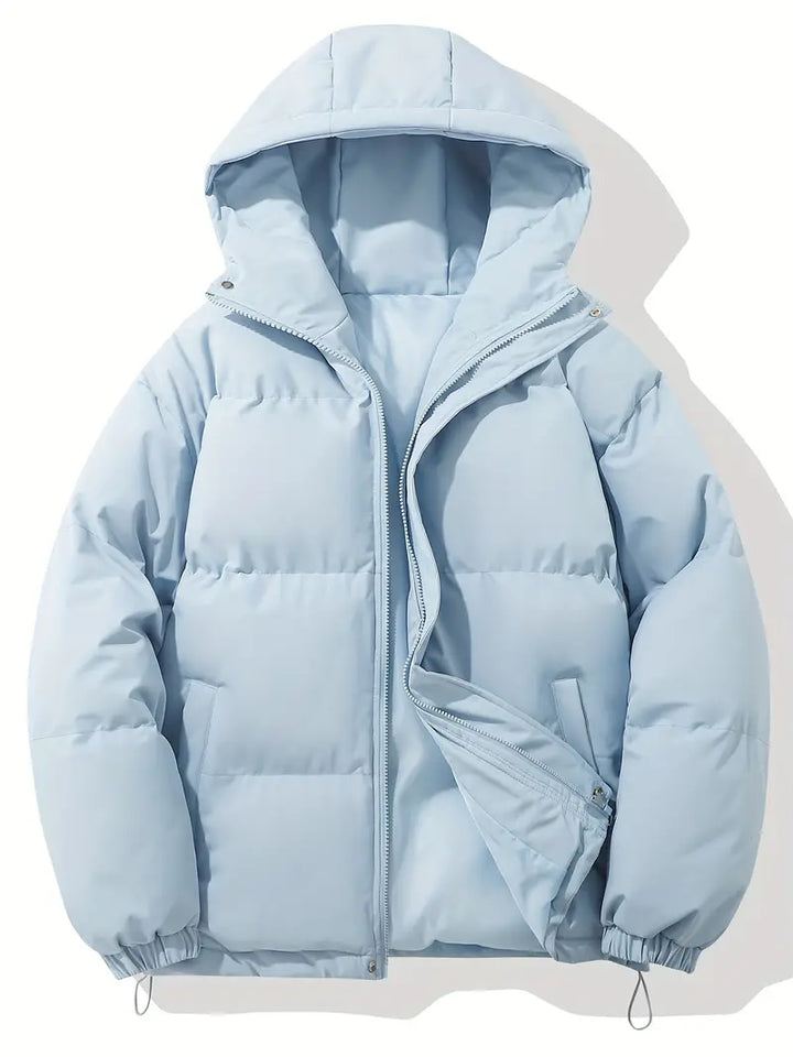 | Quilted Hooded Parka for Cool Weather