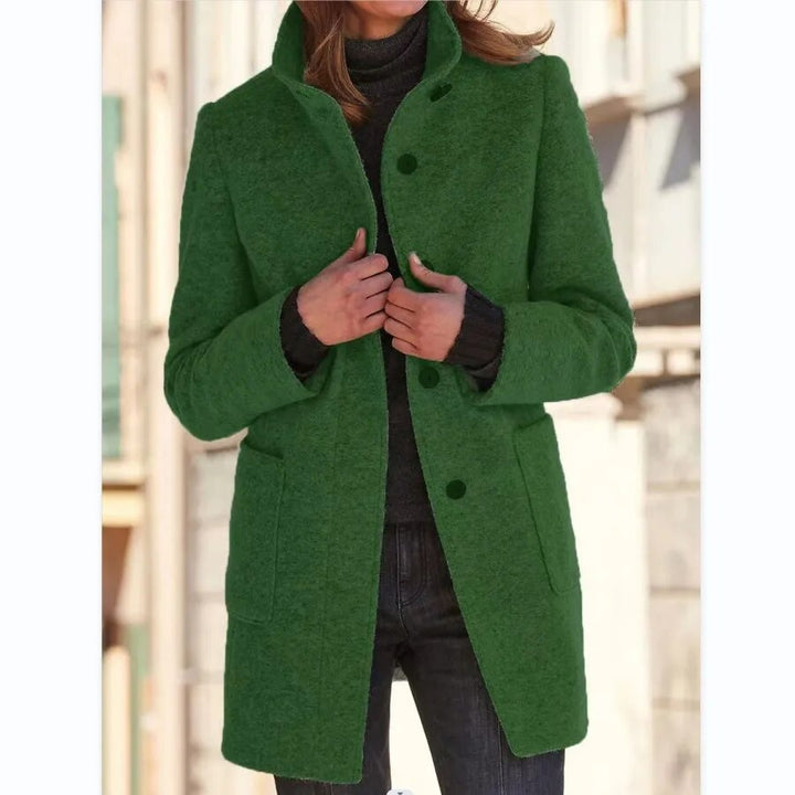 | Classic Wool Blend Winter Coat for Women