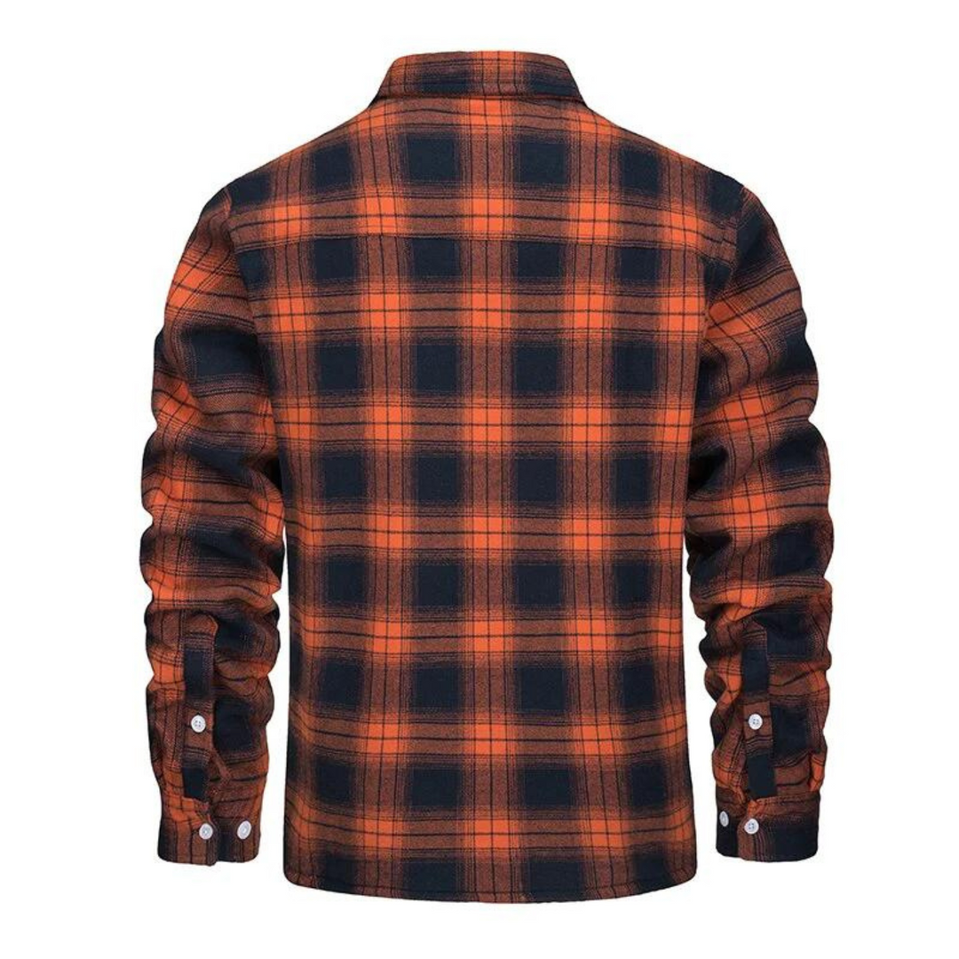 | Cozy Fleece-Lined Plaid Shirt Jast