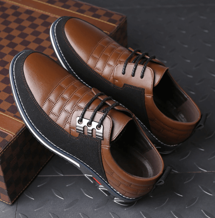 Hybrid Faux Leather Dress Shoes