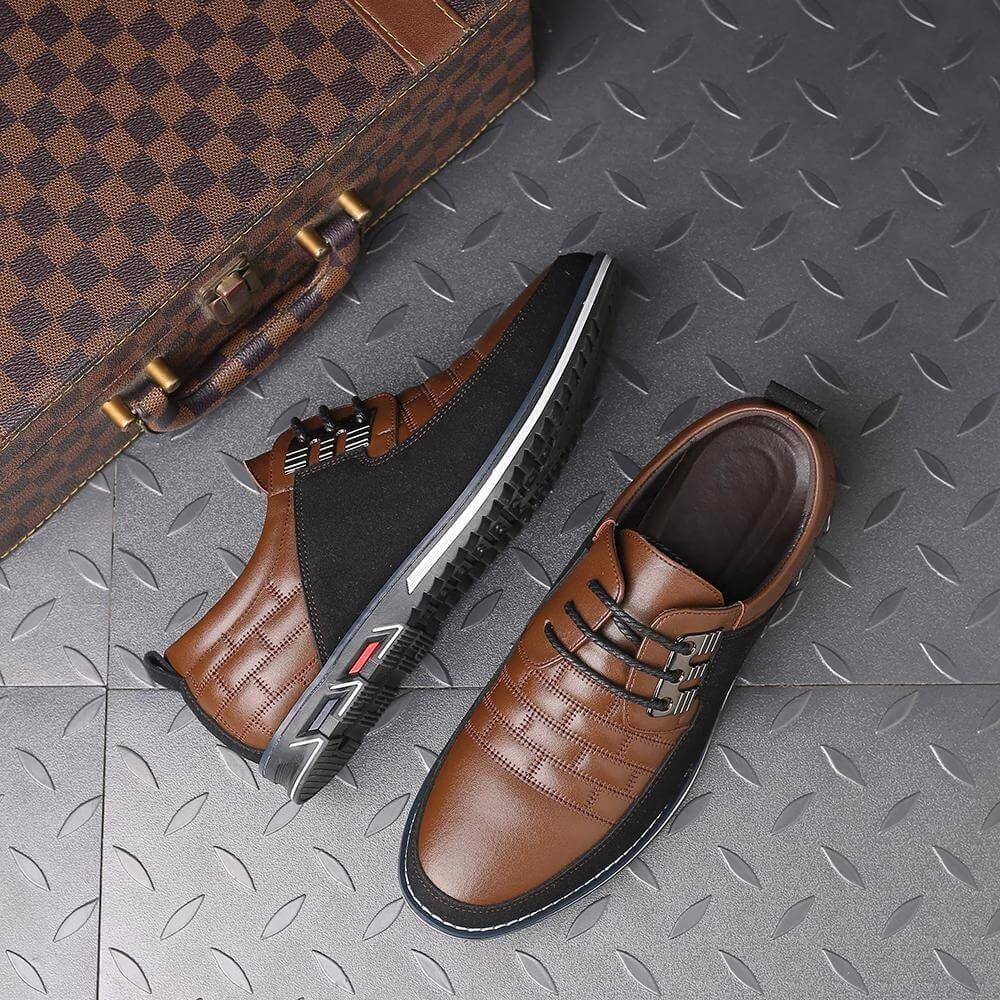 Hybrid Faux Leather Dress Shoes
