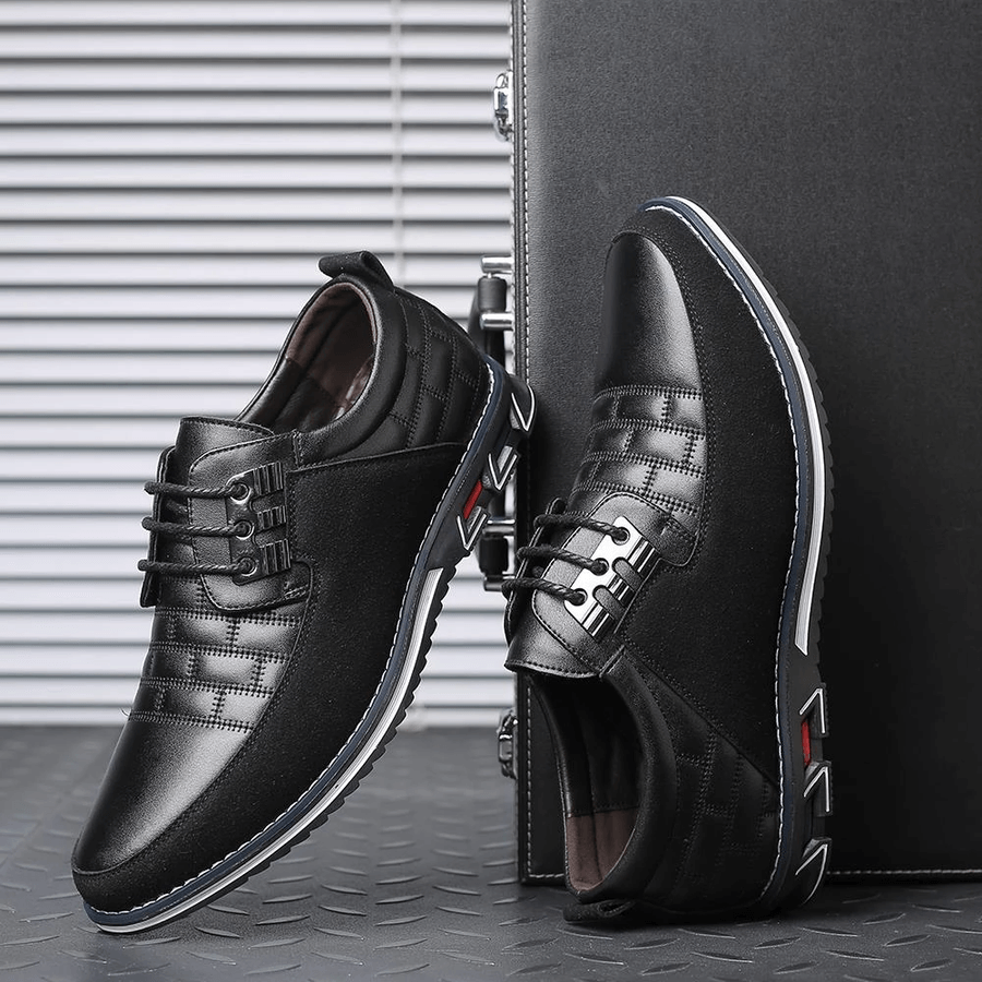 Hybrid Faux Leather Dress Shoes