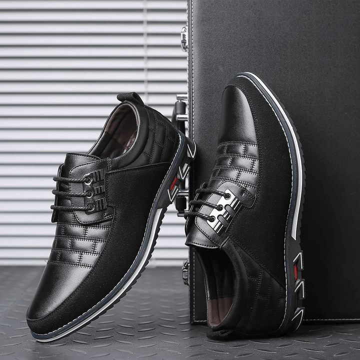 Hybrid Faux Leather Dress Shoes