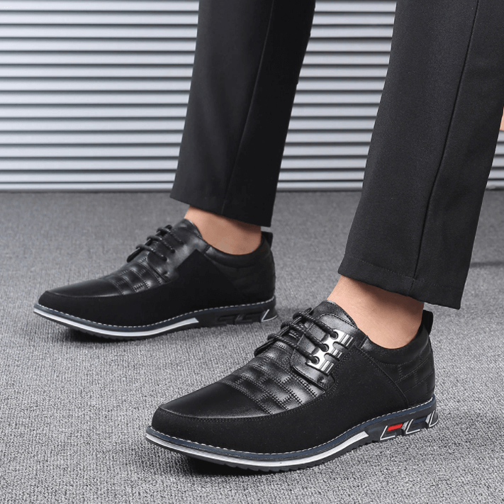 Hybrid Faux Leather Dress Shoes