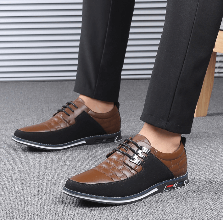 Hybrid Faux Leather Dress Shoes