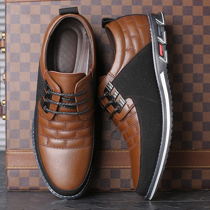 Hybrid Faux Leather Dress Shoes