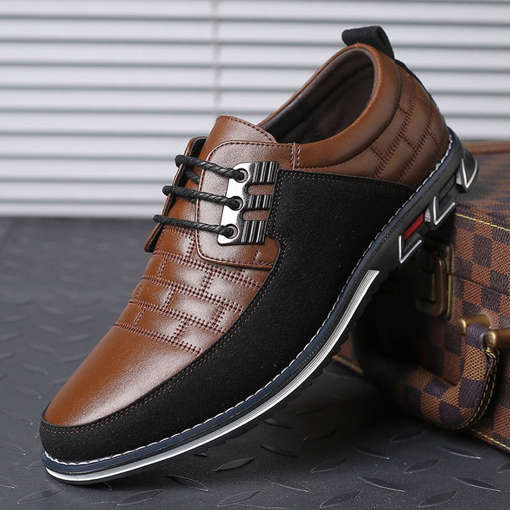 Hybrid Faux Leather Dress Shoes
