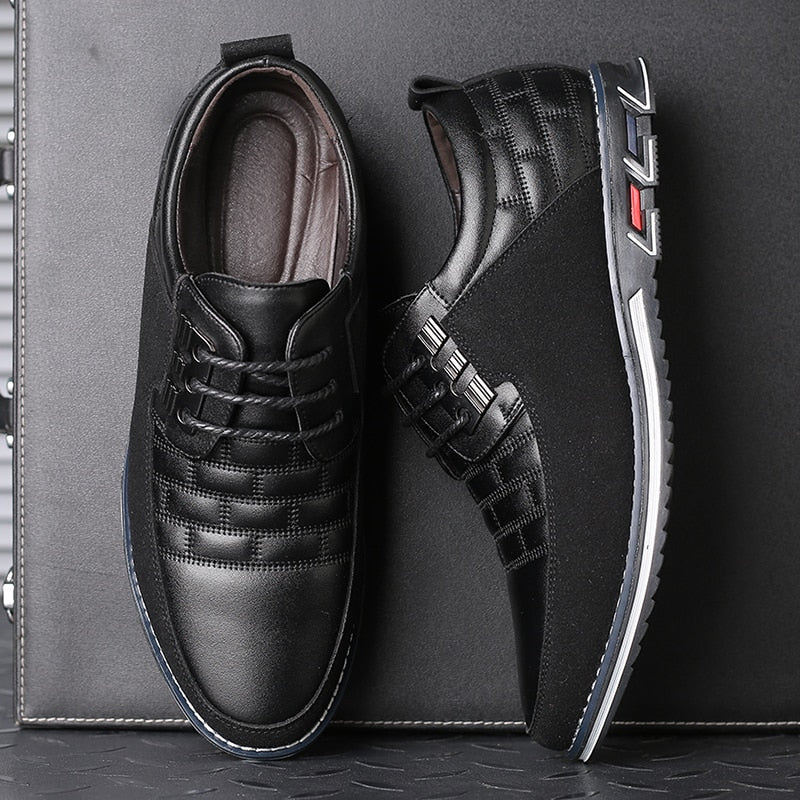 Hybrid Faux Leather Dress Shoes