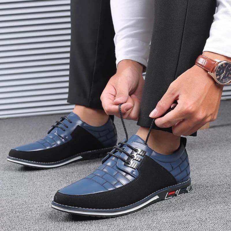 Hybrid Faux Leather Dress Shoes