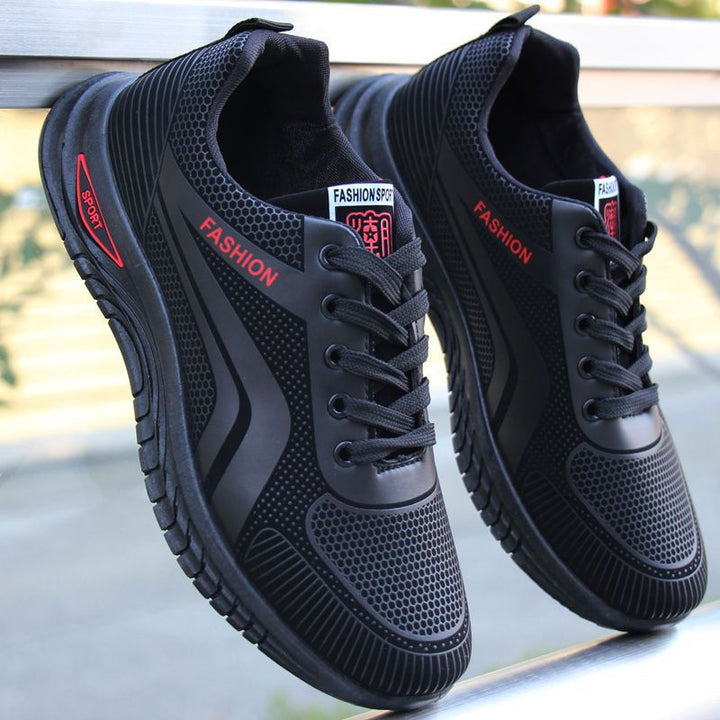 | All-Weather Athletic Sneakers with Flame Detail