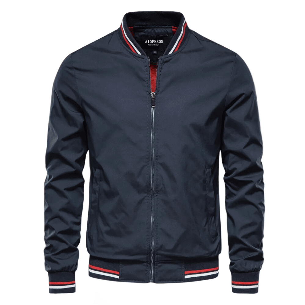 | Lightweight Water-Repellent Bomber Jacket