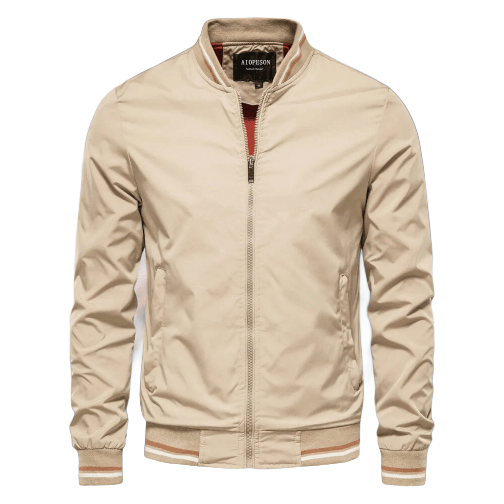 | Lightweight Water-Repellent Bomber Jacket