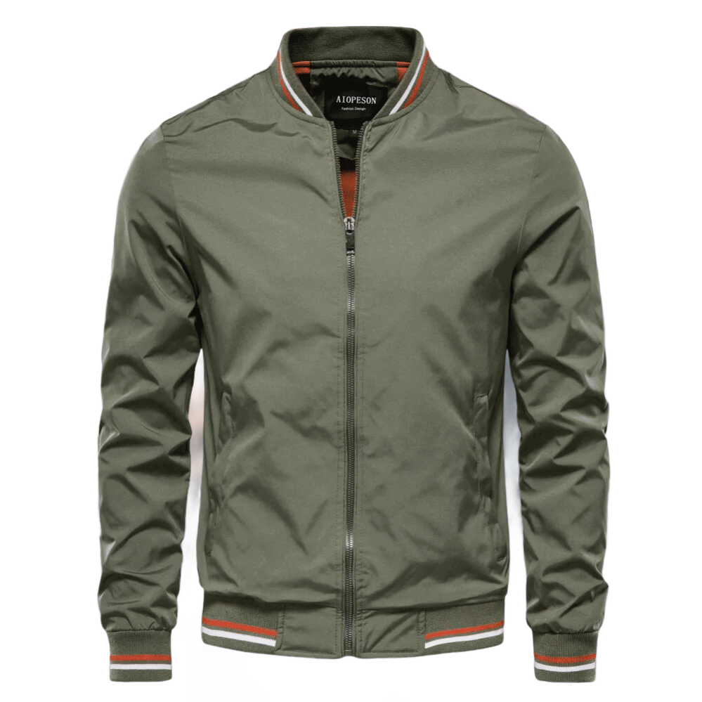 | Lightweight Water-Repellent Bomber Jacket