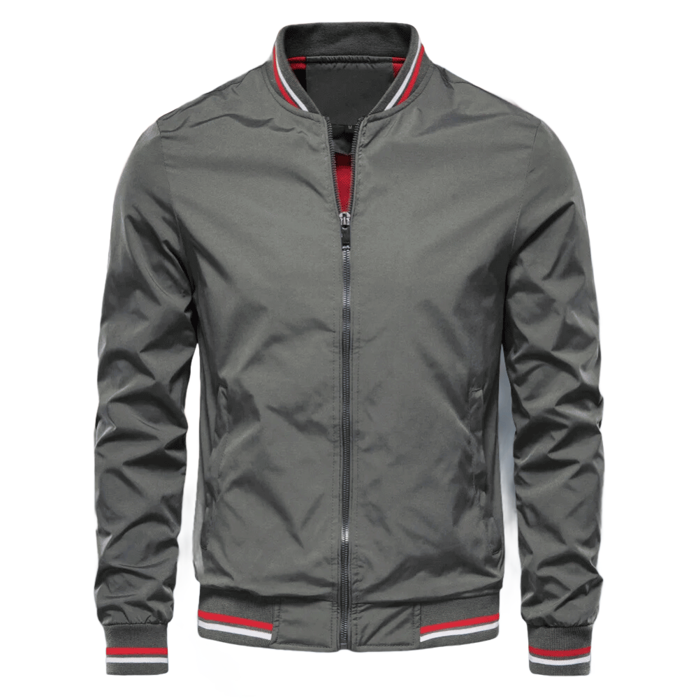 | Lightweight Water-Repellent Bomber Jacket