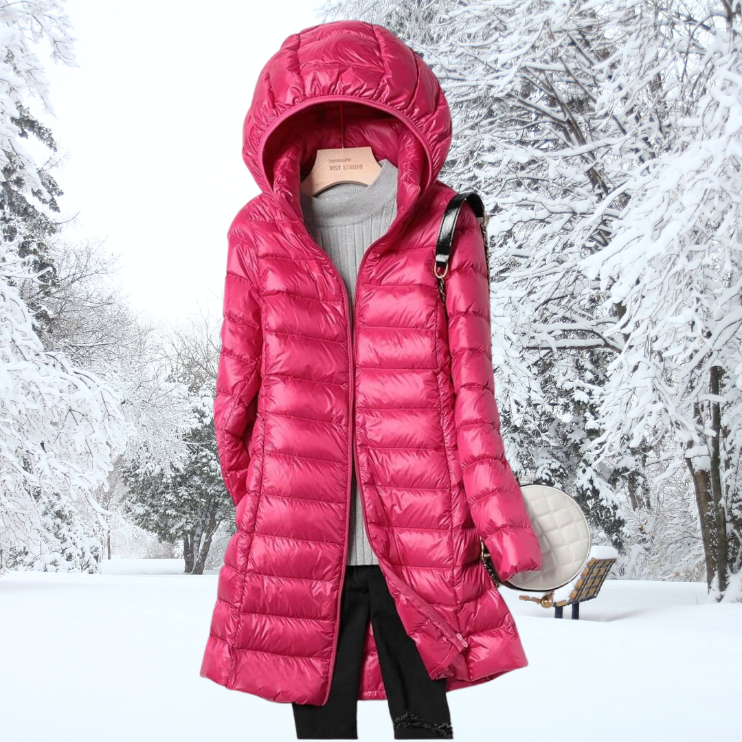| Women's Lightweight Down Parka with Hood