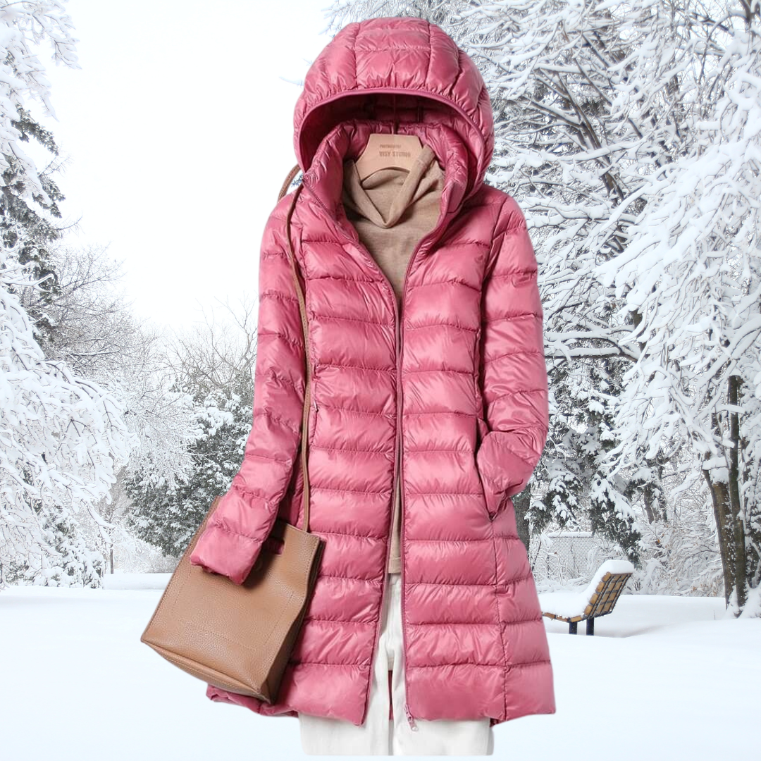 | Women's Lightweight Down Parka with Hood