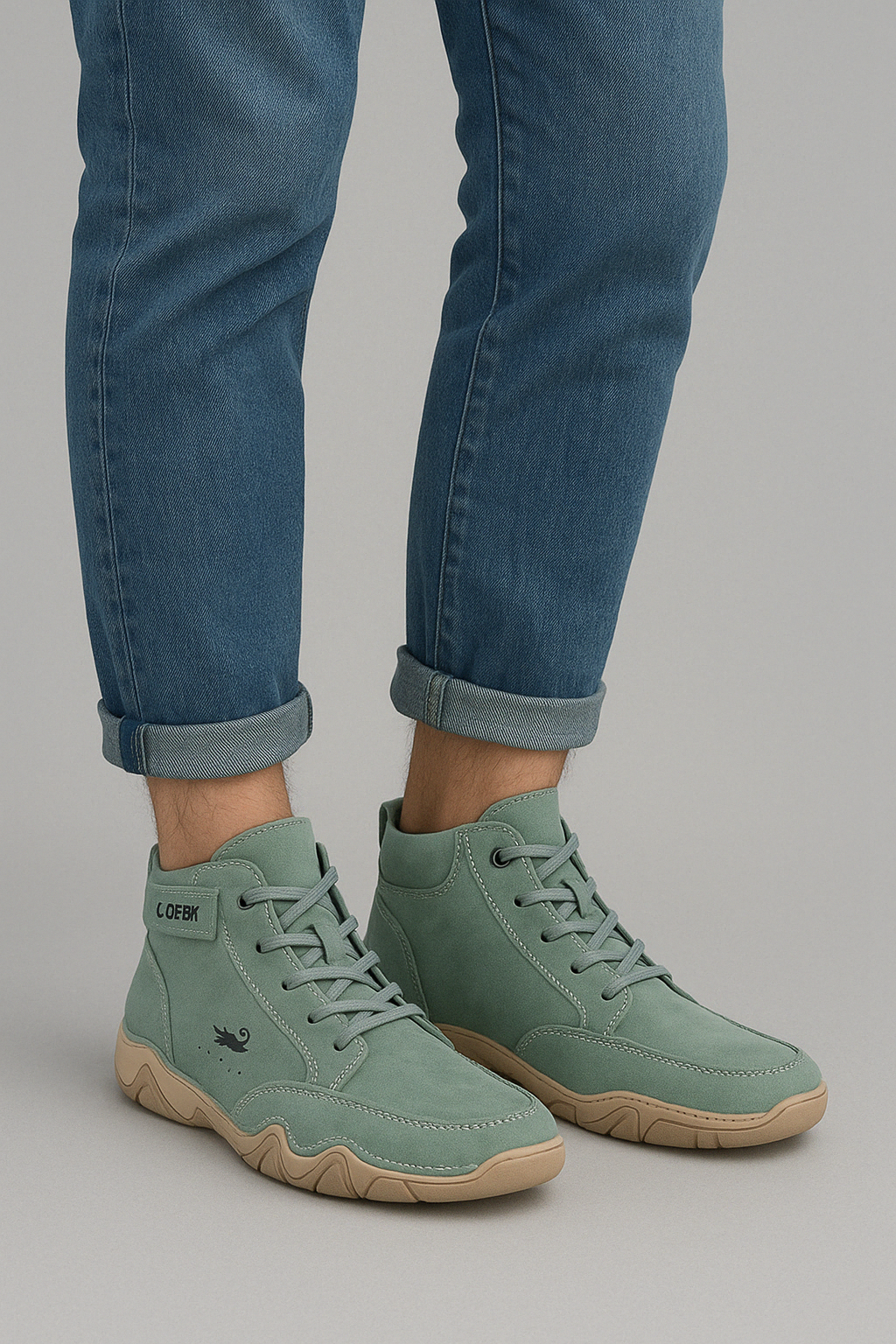 Unisex Natural Feel Boots with Laces