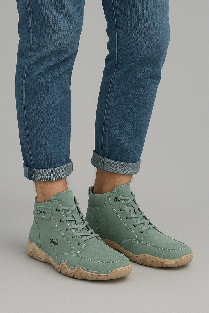 Unisex Natural Feel Boots with Laces