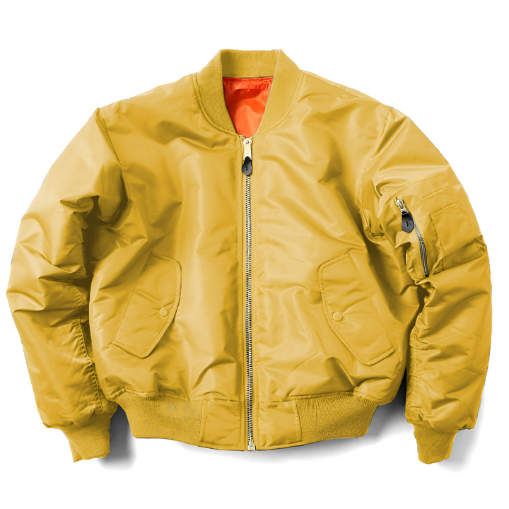 Everyday Zippered Bomber Jacket