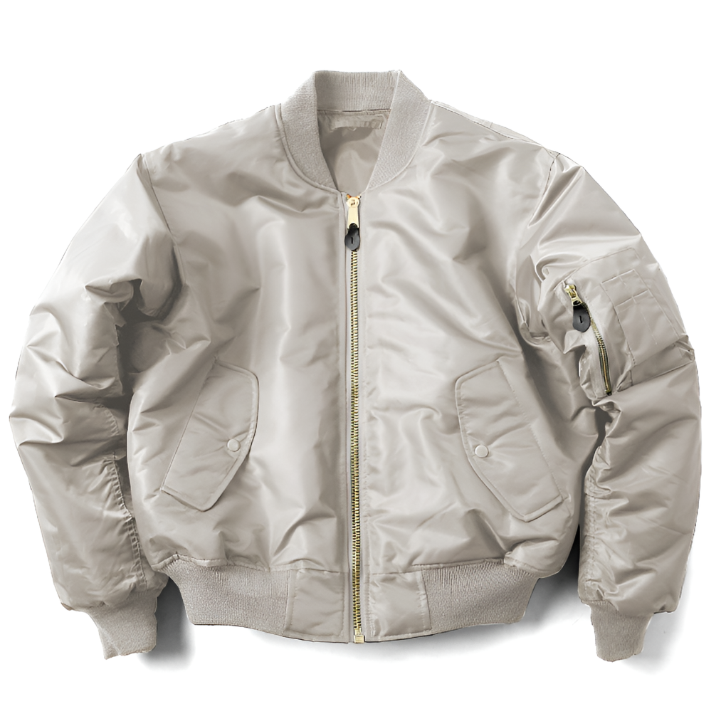 Everyday Zippered Bomber Jacket