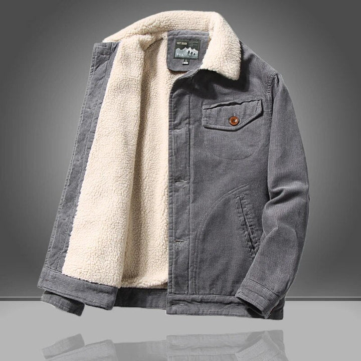 | Men's Insulated Sherpa Lined Corduroy Jacket