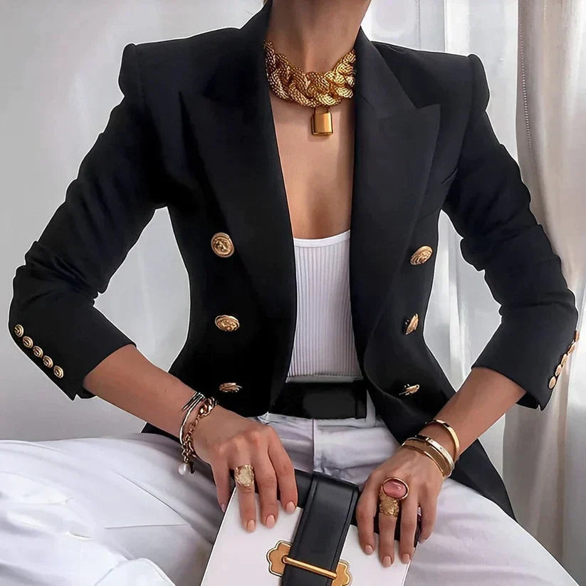 Classic Double-Breasted Blazer