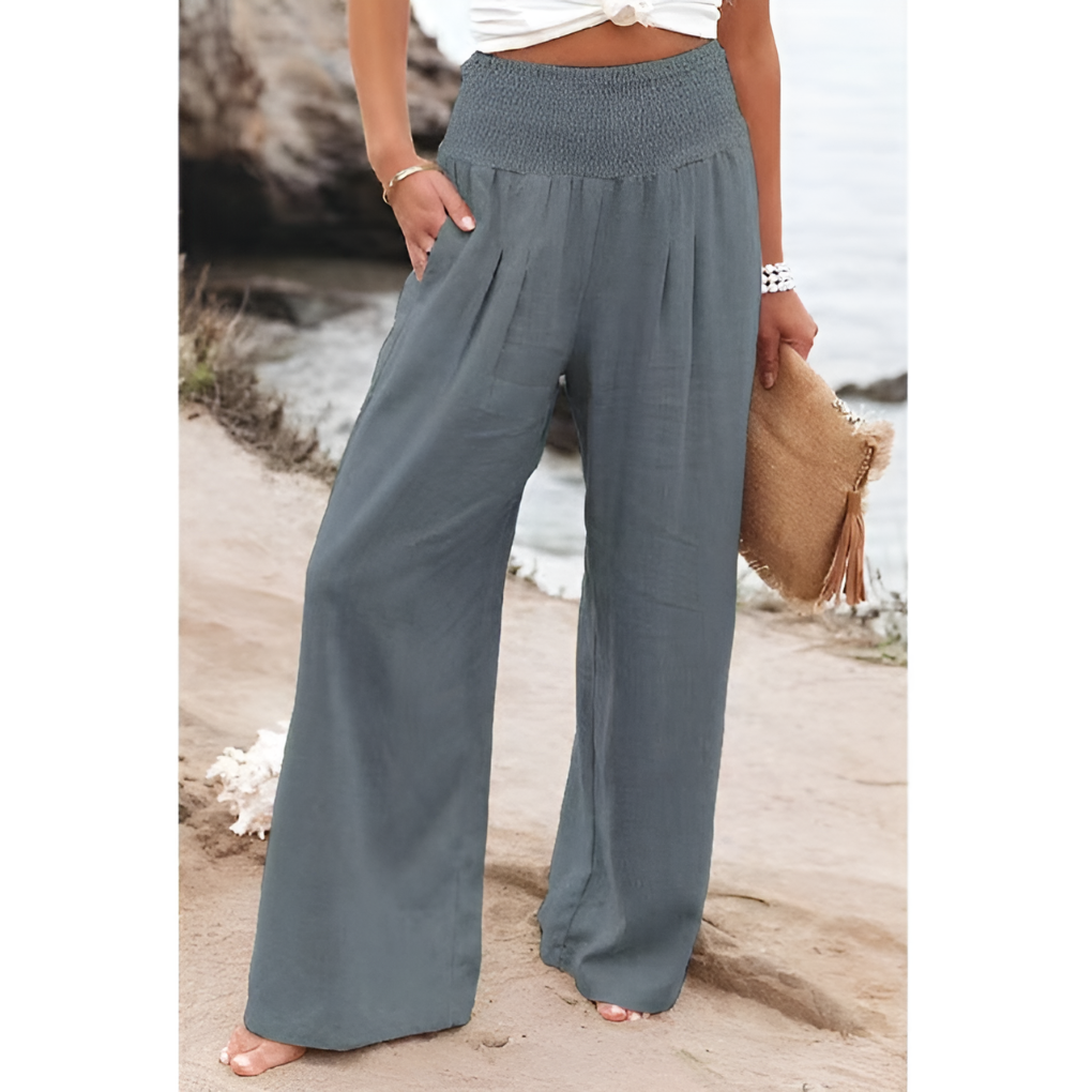 | Airy High Waist Wide Leg Pants