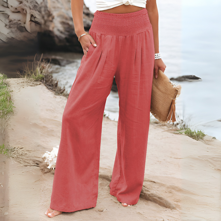 | Airy High Waist Wide Leg Pants