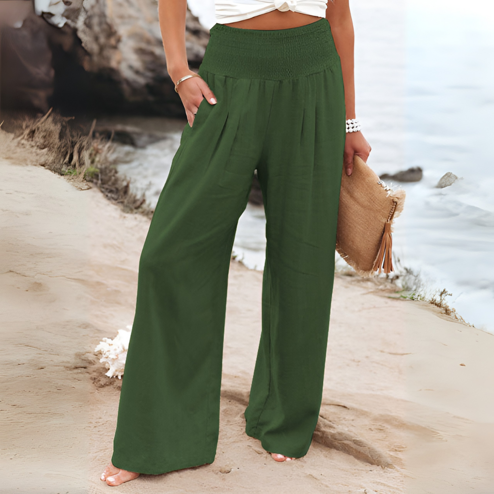 | Airy High Waist Wide Leg Pants
