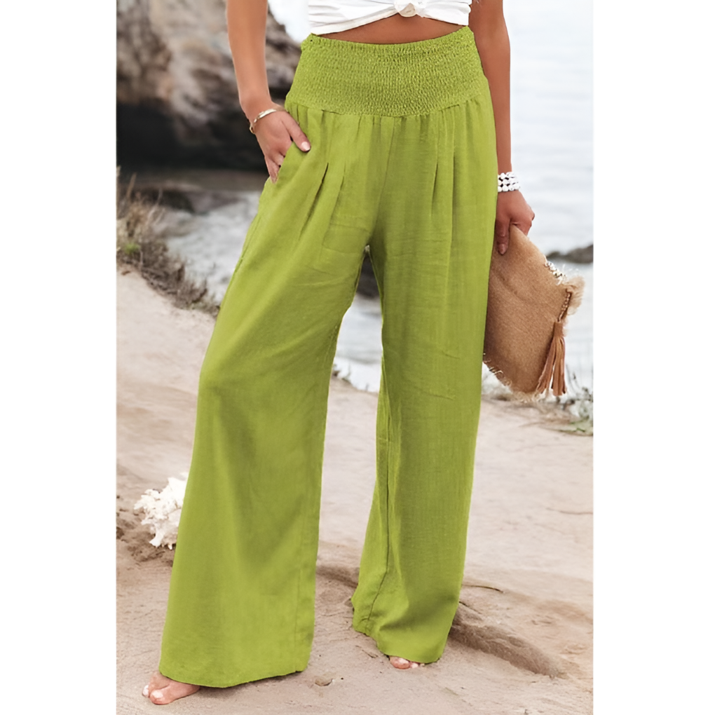 | Airy High Waist Wide Leg Pants