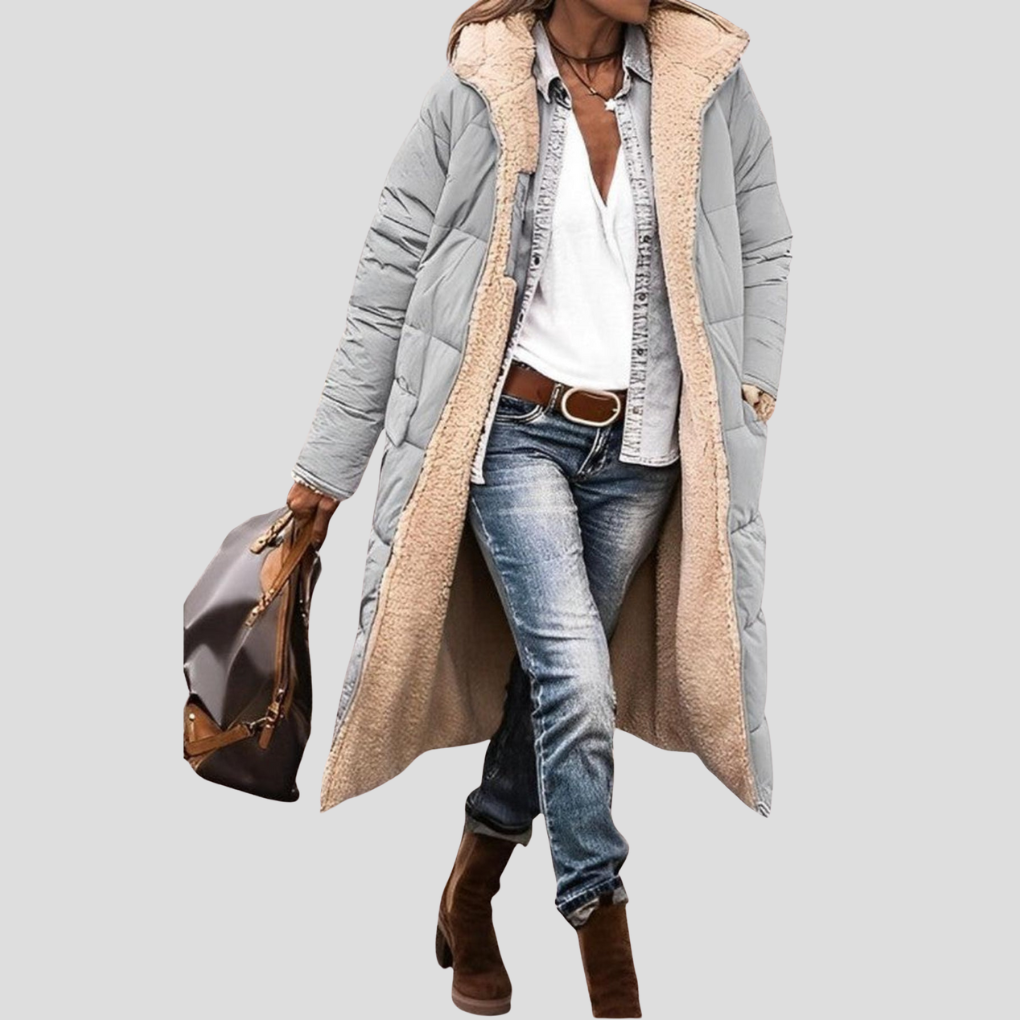 Cozy Reversible Long Puffer Jacket