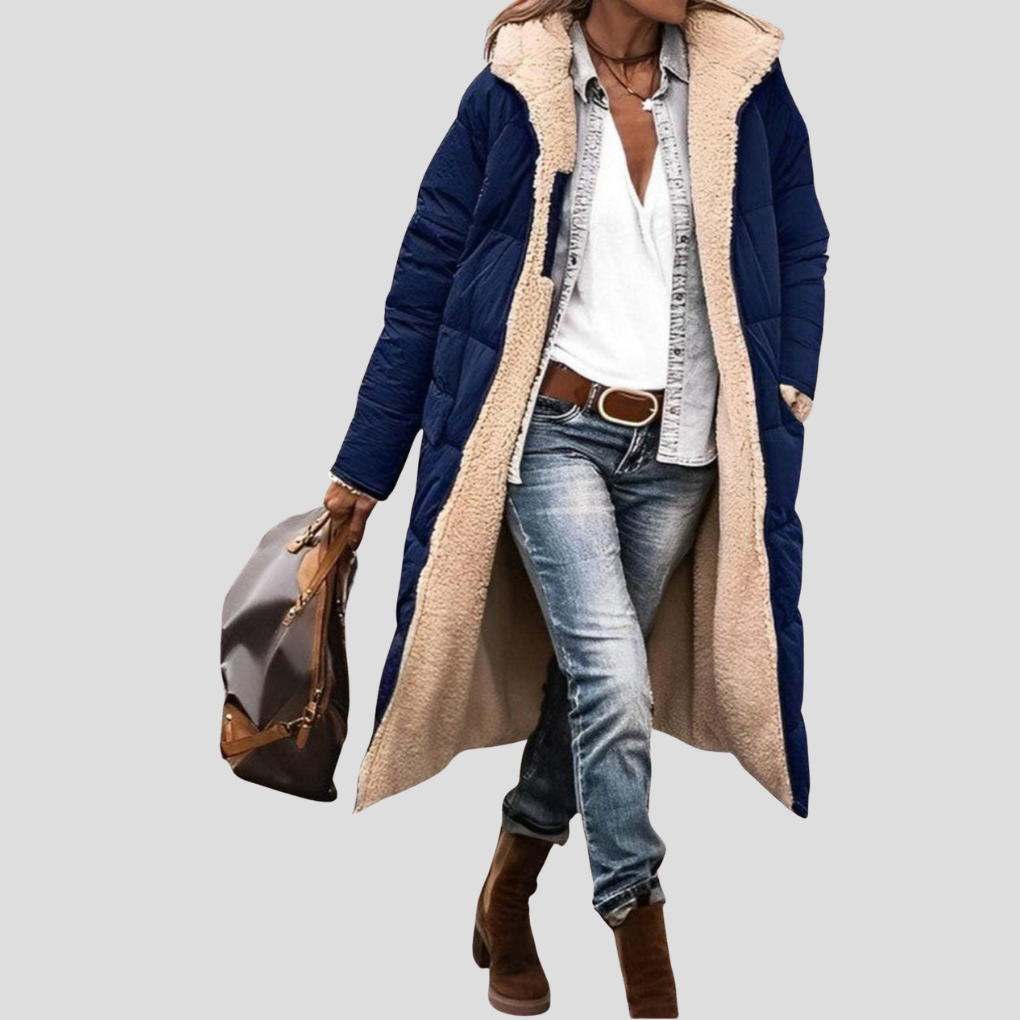 Cozy Reversible Long Puffer Jacket