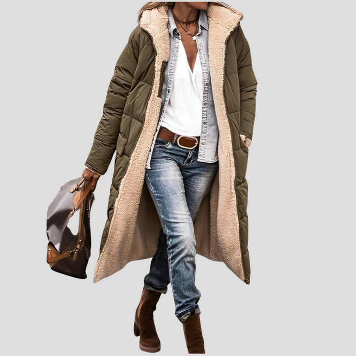 Cozy Reversible Long Puffer Jacket